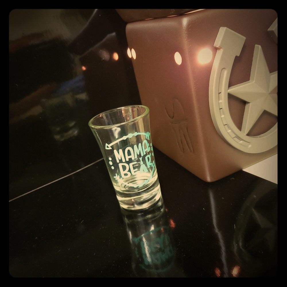 Mama bear shot glass